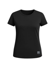 T-Shirt da Donna Champion Legacy Classics Nero Girocollo Cotone 116622KK001 T-Shirt da Donna Champion Legacy Classics Nero Girocollo Cotone 116622KK001