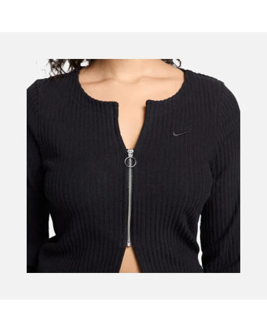 Cardigan slim fit con zip Nike Sportswear Chill Rib DD5257-440 Cardigan slim fit con zip Nike Sportswear Chill Rib DD5257-440