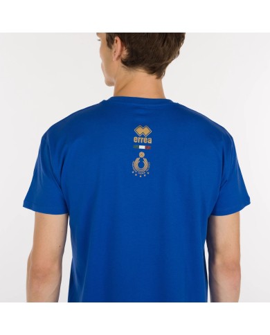 T-Shirt logo tricolore Azzurra  ERREA SM8E6C0007500FIV T-Shirt logo tricolore Azzurra  ERREA SM8E6C0007500FIV