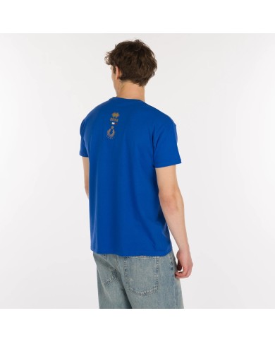 T-Shirt logo tricolore Azzurra  ERREA SM8E6C0007500FIV T-Shirt logo tricolore Azzurra  ERREA SM8E6C0007500FIV