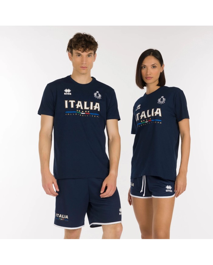 T-Shirt Unisex Italia Blu FIPAV  ERREA GM0X6C0009200FIV