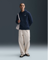 Felpa pullover fleece con cappuccio Nike Club FN3859-451