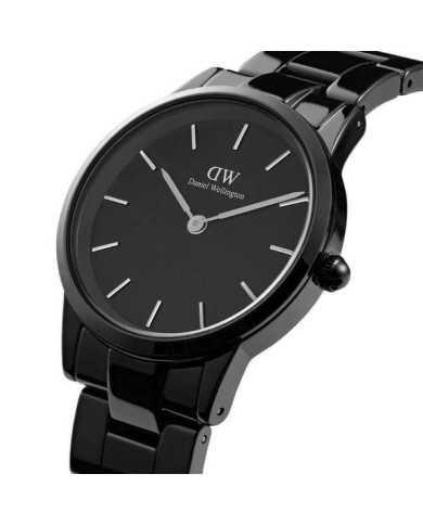 Orologio Daniel Wellington Iconic Link Ceramic 28 Black  DW00100415