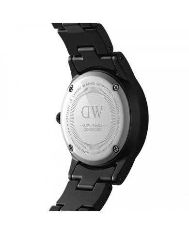 Orologio Daniel Wellington Iconic Link Ceramic 28 Black  DW00100415