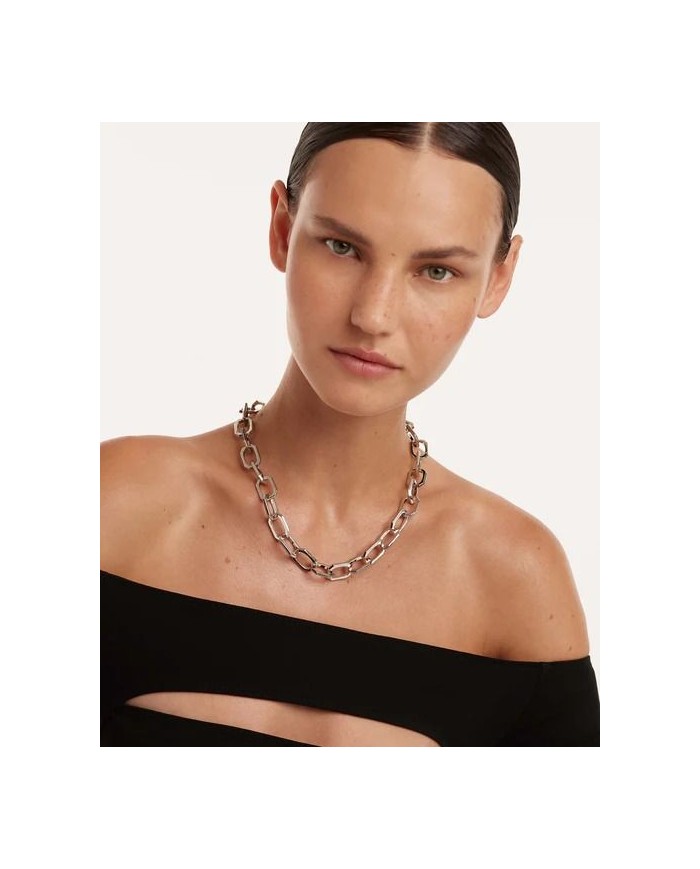 Collana a catena argento Large Signature CO02-381-U Collana a catena argento Large Signature CO02-381-U