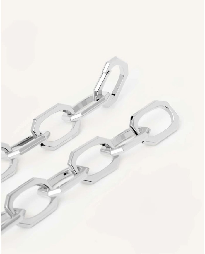 Collana a catena argento Large Signature CO02-381-U Collana a catena argento Large Signature CO02-381-U