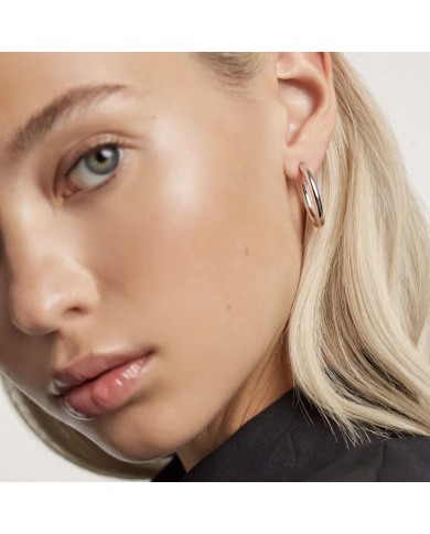 orecchini a cerchio donna PDPaola New Essentials AR02-378-U orecchini a cerchio donna PDPaola New Essentials AR02-378-U