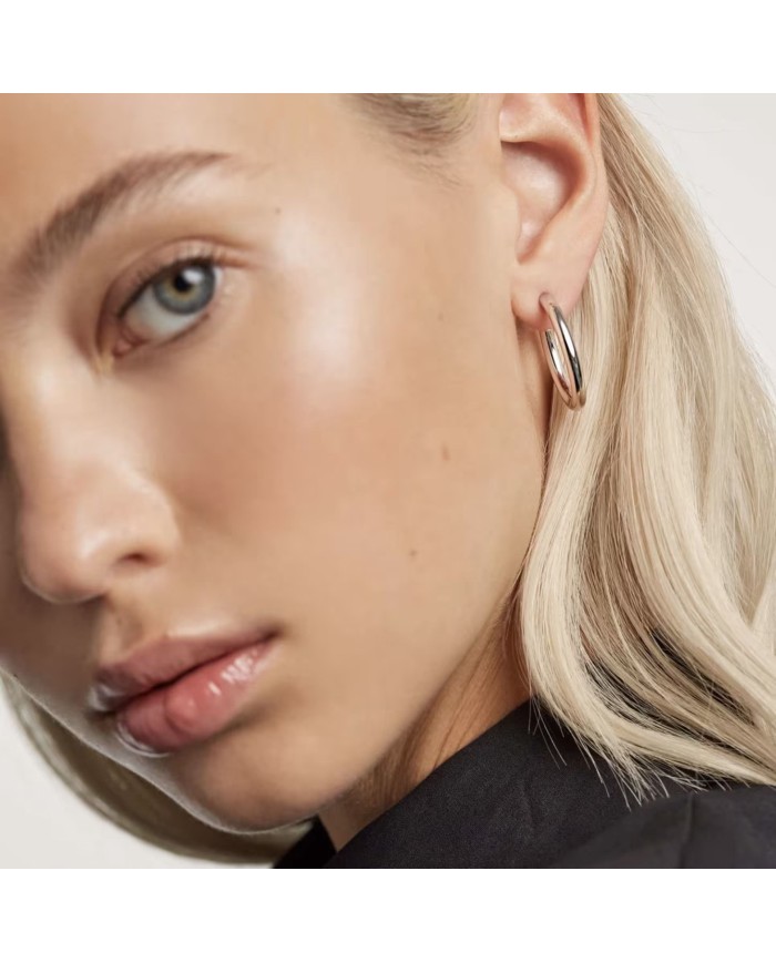orecchini a cerchio donna PDPaola New Essentials AR02-378-U orecchini a cerchio donna PDPaola New Essentials AR02-378-U