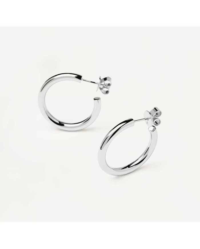orecchini a cerchio donna PDPaola New Essentials AR02-378-U orecchini a cerchio donna PDPaola New Essentials AR02-378-U