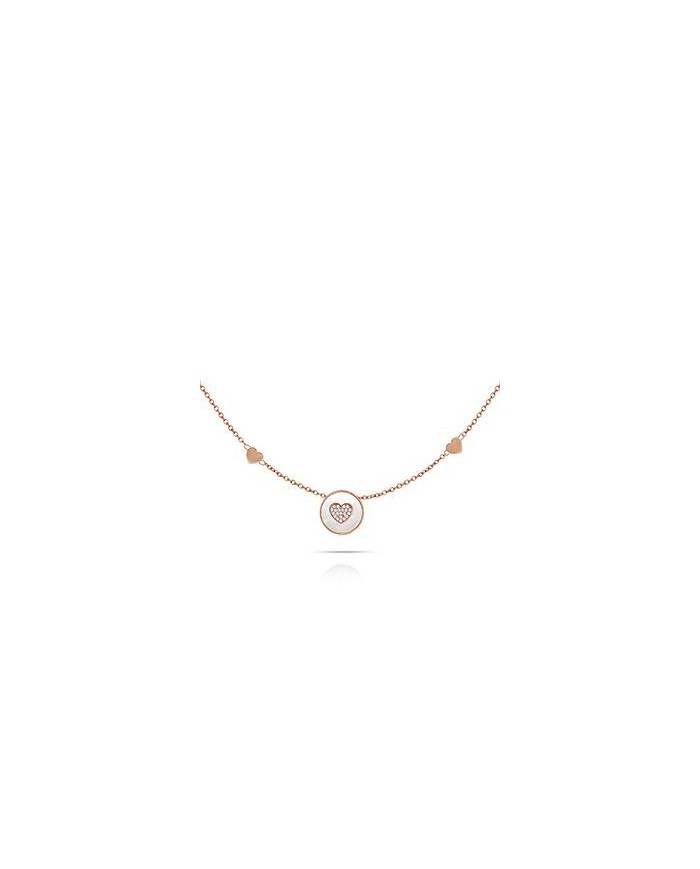 collana Pearl Coin Cuore OPS  OPSCL-705 collana Pearl Coin Cuore OPS  OPSCL-705