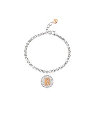 Bracciale da donna in Acciaio Ops Objects Coin lettera B Glitter OPSBR-672 Bracciale da donna in Acciaio Ops Objects Coin lettera B Glitter OPSBR-672