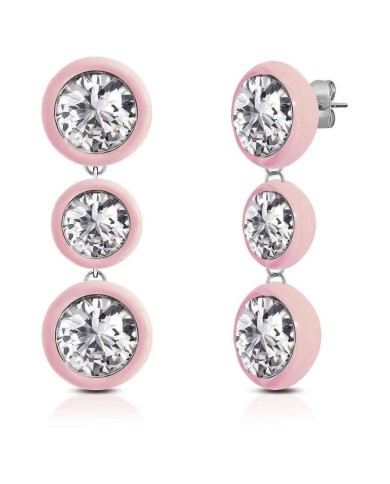 OPS ORECCHINI WONDER 3 STONES ROSE OPSOR-668 OPS ORECCHINI WONDER 3 STONES ROSE OPSOR-668