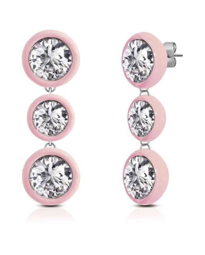 OPS ORECCHINI WONDER 3 STONES ROSE OPSOR-668 OPS ORECCHINI WONDER 3 STONES ROSE OPSOR-668