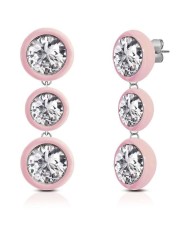 OPS ORECCHINI WONDER 3 STONES ROSE OPSOR-668 OPS ORECCHINI WONDER 3 STONES ROSE OPSOR-668