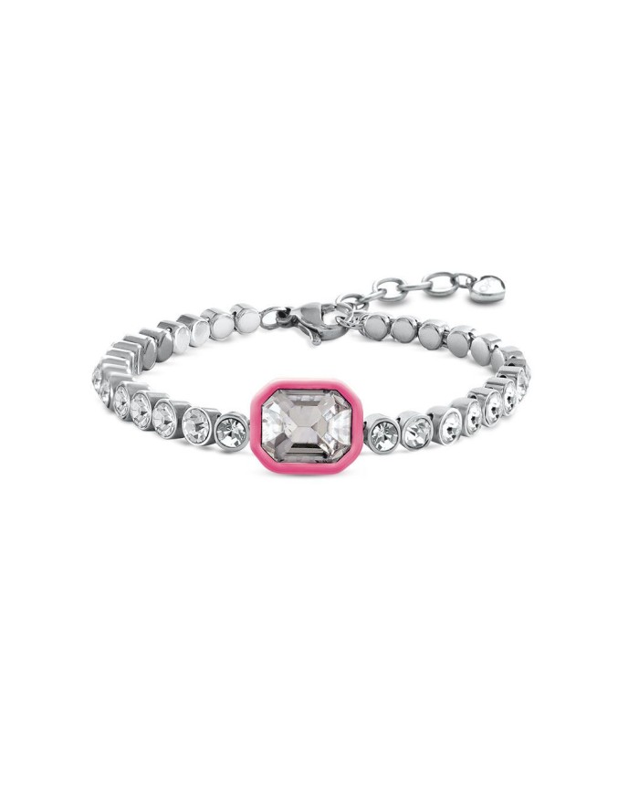 BRACCIALE WONDER SINGLE STONE FUCSIA OPSBR-669 BRACCIALE WONDER SINGLE STONE FUCSIA OPSBR-669