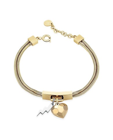 BRACCIALE OPSOBJECTS ROCKMANTIC HEART IPG DONNA OPSBR-614 BRACCIALE OPSOBJECTS ROCKMANTIC HEART IPG DONNA OPSBR-614