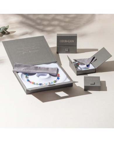 Collana GeoCUBE Mini Fusion Pearls Apricot Crush COEUR DE LION