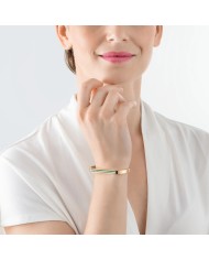 Bracciale Square Stripes oro-verde COEUR DE LION