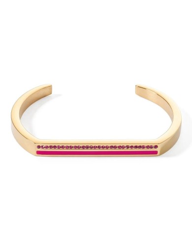 Bracciale Square Stripes oro-rosa COEUR DE LION Bracciale Square Stripes oro-rosa COEUR DE LION