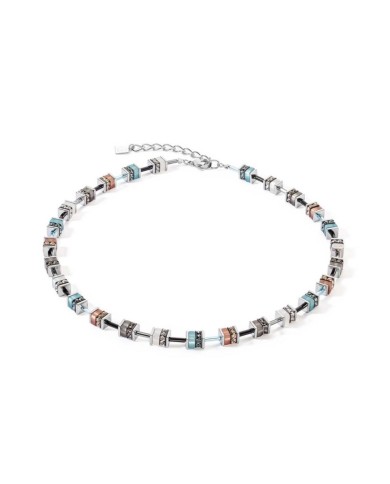 Collana GeoCUBE Classic Aqua-Brown COEUR DE LION Collana GeoCUBE Classic Aqua-Brown COEUR DE LION