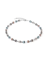 Collana GeoCUBE Classic Aqua-Brown COEUR DE LION Collana GeoCUBE Classic Aqua-Brown COEUR DE LION