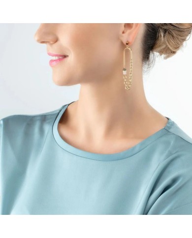 Orecchini GeoCUBE  Iconic Boho multicolor COEUR DE LION Orecchini GeoCUBE  Iconic Boho multicolor COEUR DE LION