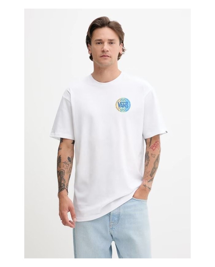 t-shirt in cotone VANS  VN000M6RWHT t-shirt in cotone VANS  VN000M6RWHT