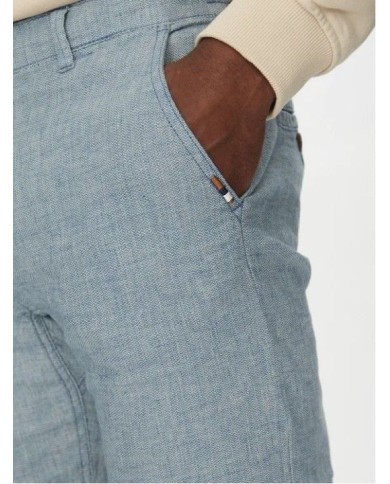 Pantaloncini Indicode di tessuto Inerwilo 70-815 Blu Slim Fit 70-815-465 Pantaloncini Indicode di tessuto Inerwilo 70-815 Blu Slim Fit 70-815-465