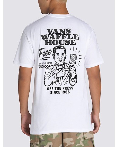 T-Shirt Classic Fit Death Grip SS Bianco VN000M5AWHT1 Vans T-Shirt Classic Fit Death Grip SS Bianco VN000M5AWHT1 Vans