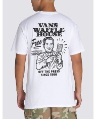 T-Shirt Classic Fit Death Grip SS Bianco VN000M5AWHT1 Vans T-Shirt Classic Fit Death Grip SS Bianco VN000M5AWHT1 Vans