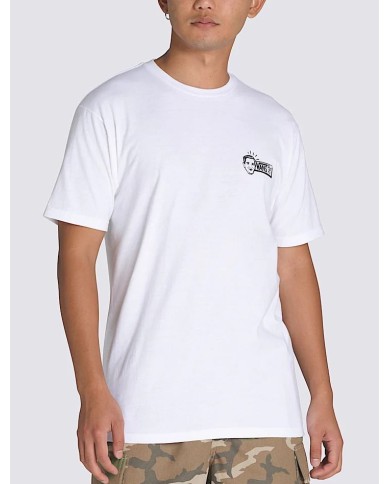 T-Shirt Classic Fit Death Grip SS Bianco VN000M5AWHT1 Vans T-Shirt Classic Fit Death Grip SS Bianco VN000M5AWHT1 Vans