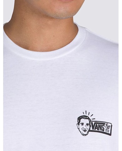 T-Shirt Classic Fit Death Grip SS Bianco VN000M5AWHT1 Vans T-Shirt Classic Fit Death Grip SS Bianco VN000M5AWHT1 Vans