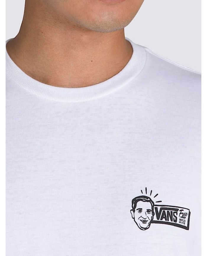 T-Shirt Classic Fit Death Grip SS Bianco VN000M5AWHT1 Vans T-Shirt Classic Fit Death Grip SS Bianco VN000M5AWHT1 Vans