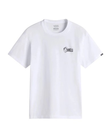 T-Shirt Classic Fit Death Grip SS Bianco VN000M5AWHT1 Vans T-Shirt Classic Fit Death Grip SS Bianco VN000M5AWHT1 Vans
