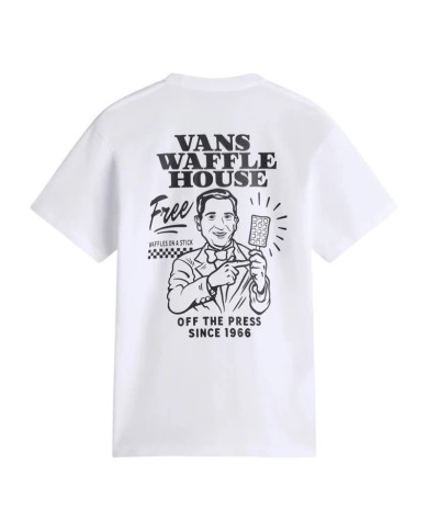 T-Shirt Classic Fit Death Grip SS Bianco VN000M5AWHT1 Vans T-Shirt Classic Fit Death Grip SS Bianco VN000M5AWHT1 Vans