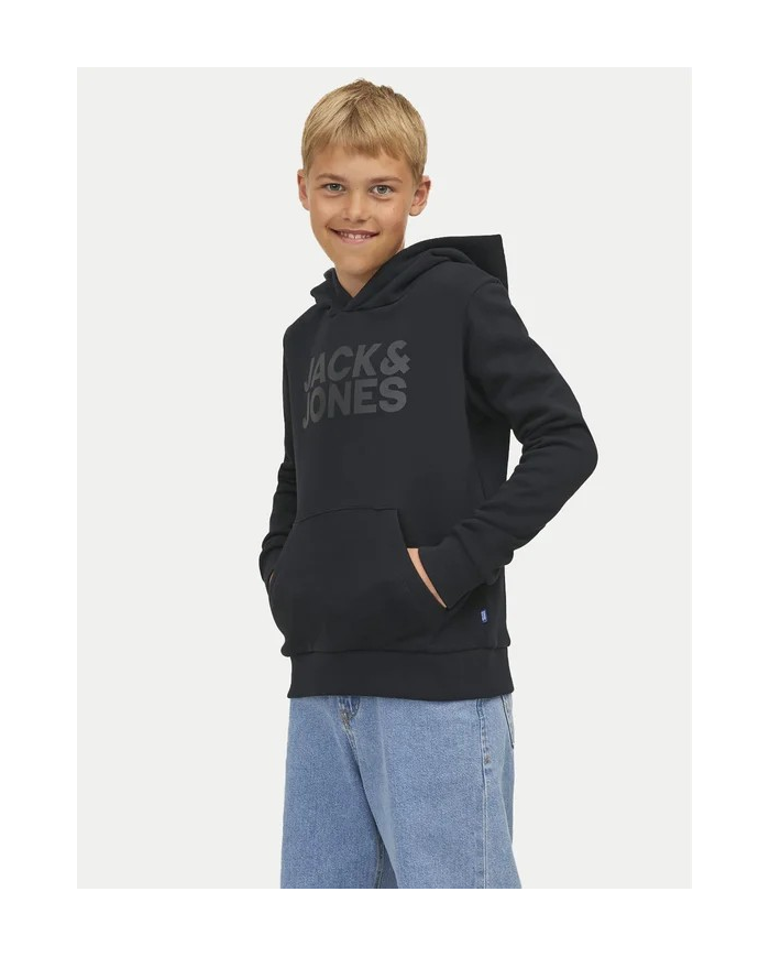 JJECORP LOGO SWEAT HOOD NOOS JNR BLACK2