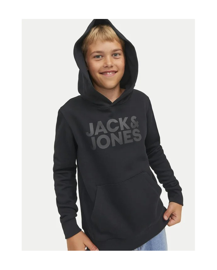 JJECORP LOGO SWEAT HOOD NOOS JNR BLACK2