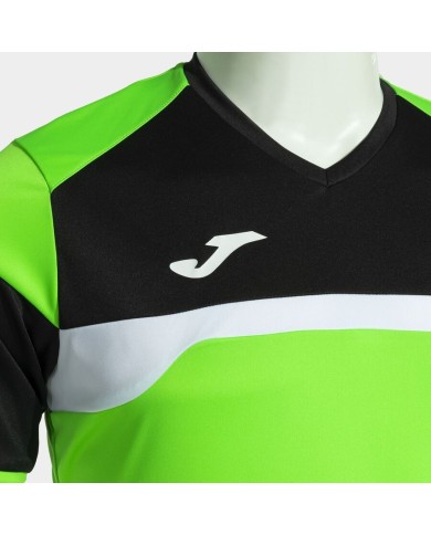 COMPLETO DA CALCIO JOMA Danubio III verde fluorescente nero 103732.021 COMPLETO DA CALCIO JOMA Danubio III verde fluorescente nero 103732.021
