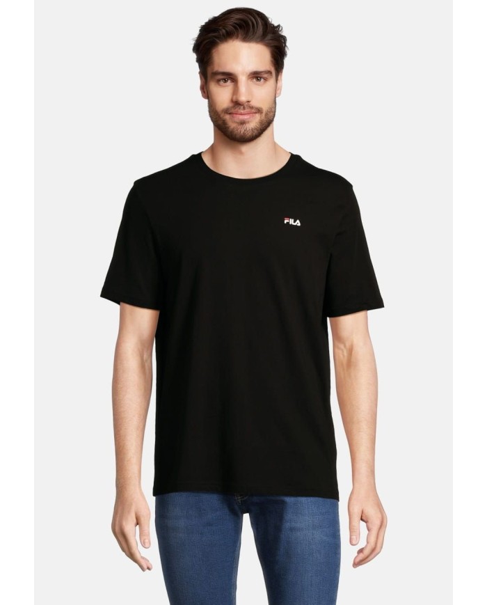 T-SHIRT ( 2 PEZZI ) FILA  NERO E BIANCO FAM0083-83072 T-SHIRT ( 2 PEZZI ) FILA  NERO E BIANCO FAM0083-83072