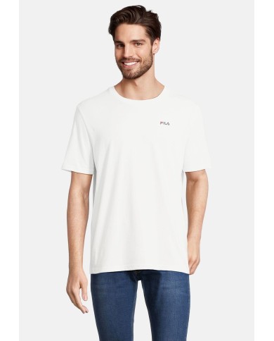 T-SHIRT ( 2 PEZZI ) FILA  NERO E BIANCO FAM0083-83072 T-SHIRT ( 2 PEZZI ) FILA  NERO E BIANCO FAM0083-83072