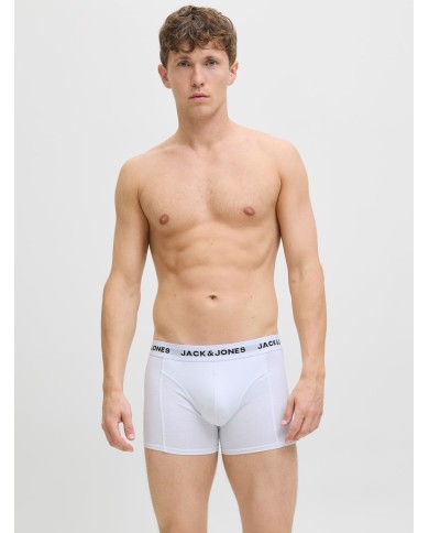 JACJJ SOLID TRUNKS 7 PACK LN 12285371-WHITE-GREY JACJJ SOLID TRUNKS 7 PACK LN 12285371-WHITE-GREY