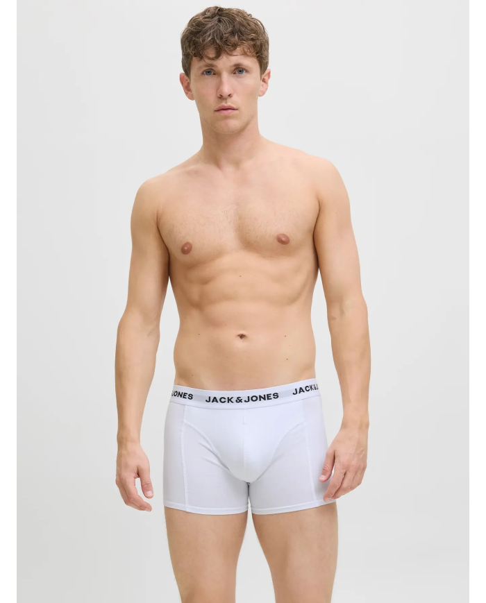 JACJJ SOLID TRUNKS 7 PACK LN 12285371-BIANCO GREY