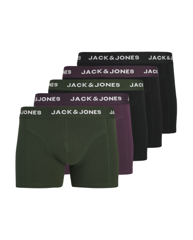 JACJJ SOLID TRUNKS 5 PACK 12285370-BL-VIOLA JACJJ SOLID TRUNKS 5 PACK 12285370-BL-VIOLA