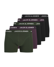 JACJJ SOLID TRUNKS 5 PACK 12285370-BL-VIOLA