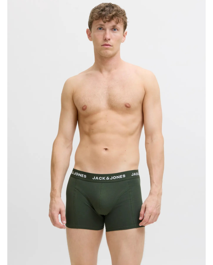 JACJJ SOLID TRUNKS 5 PACK 12285370-BL-VIOLA