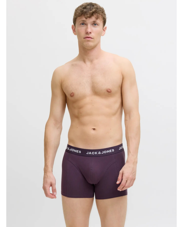 JACJJ SOLID TRUNKS 5 PACK 12285370-BL-VIOLA