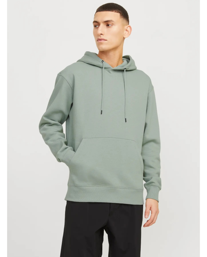 FELPA CON CAPPUCCIO JJESTAR BASIC NOOS 12208157-GREEN