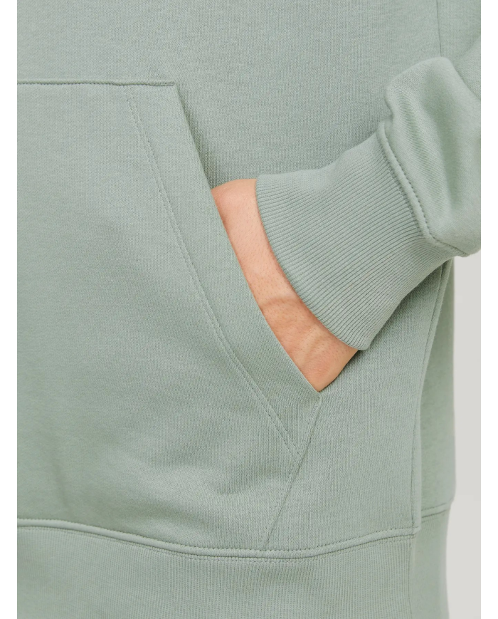 FELPA CON CAPPUCCIO JJESTAR BASIC NOOS 12208157-GREEN