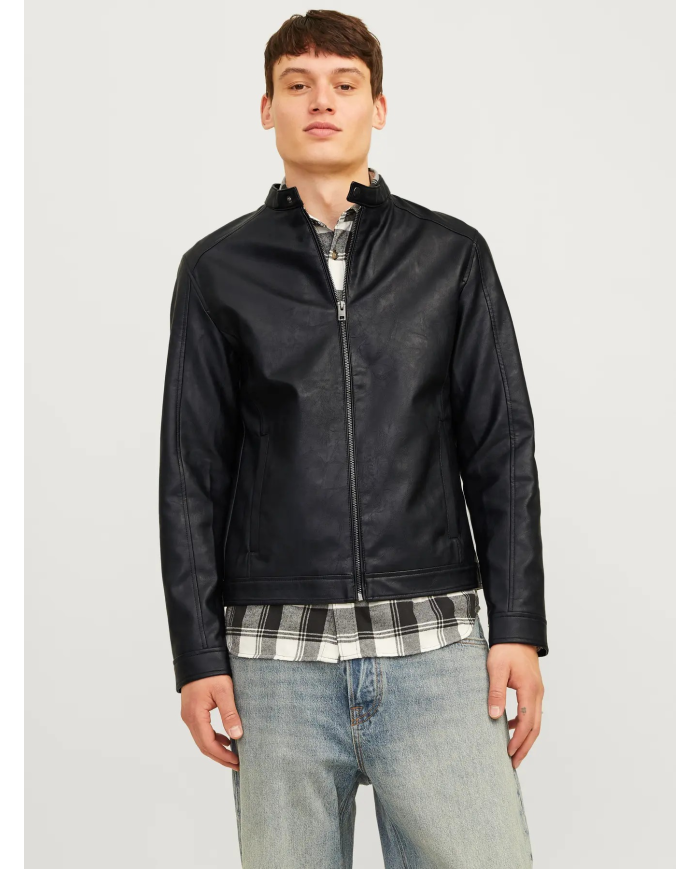 JJEDYLAN CLEAN PU JACKET NOOS 12261195-BLACK