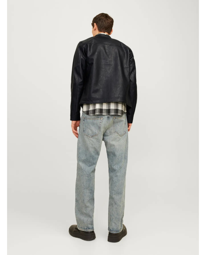 JJEDYLAN CLEAN PU JACKET NOOS 12261195-BLACK